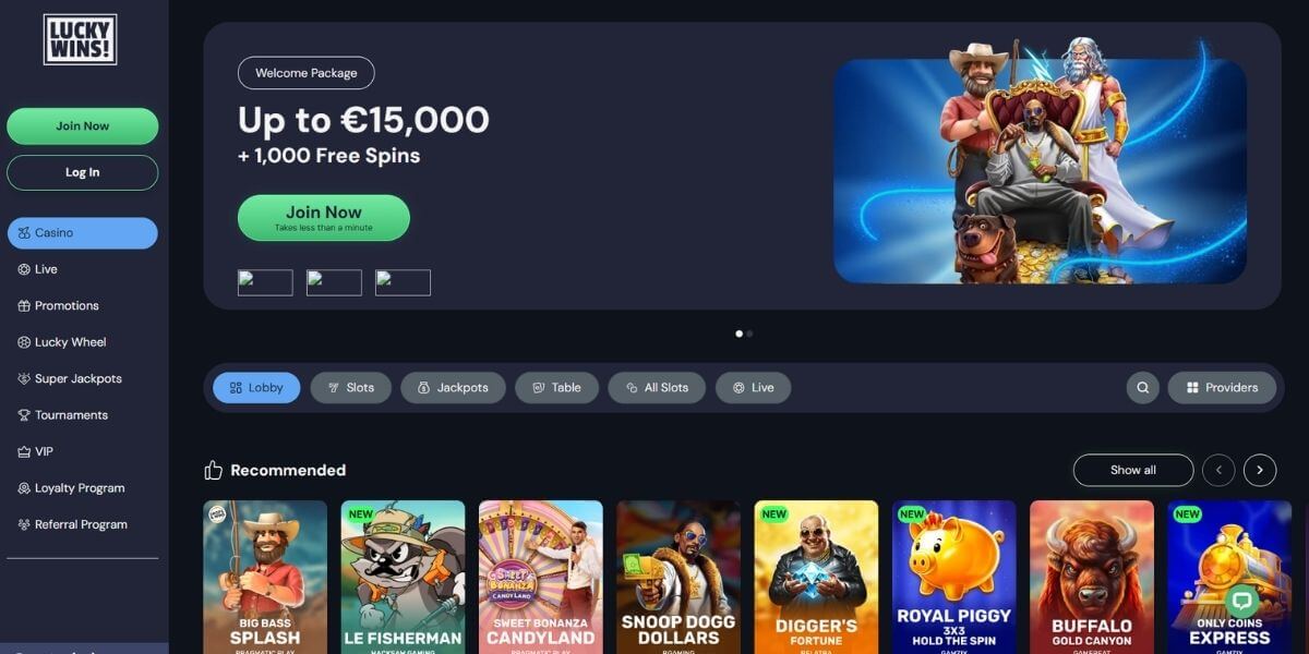 LuckyWins Casino